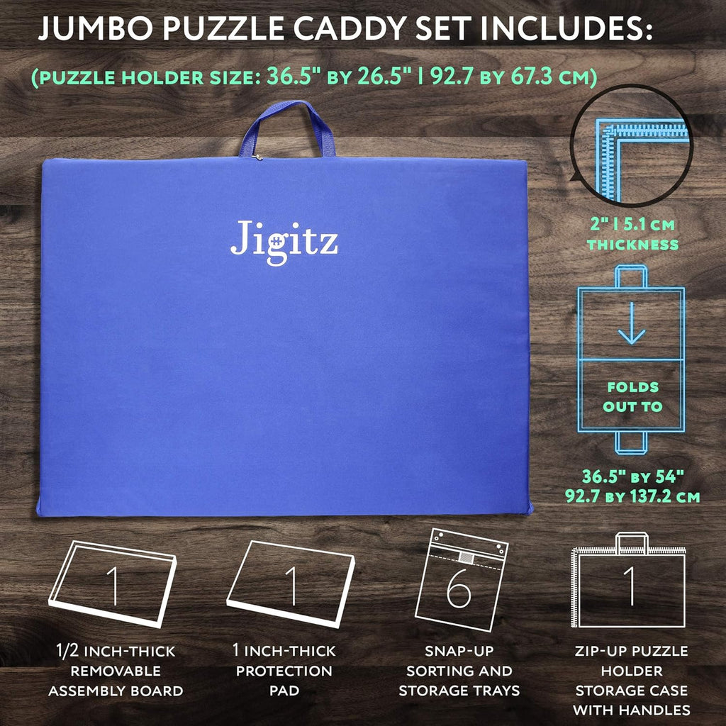 1500 Piece Puzzle Storage Case with Sorting Trays P94102