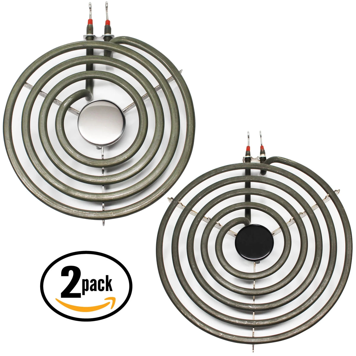 2-Pack 8 inch 5 Turns & 6 inch 4 Turns Surface Burner Elements C81227