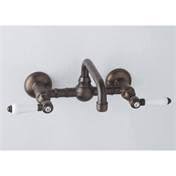 Wall Mount Bridge Lavatory Faucet with Cross Handles J1935