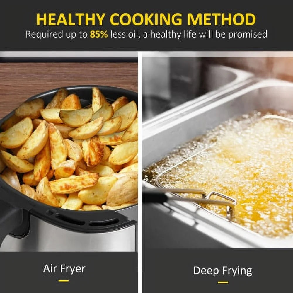 6.9 Quart Digital Air Fryer with Nonstick Basket F690163
