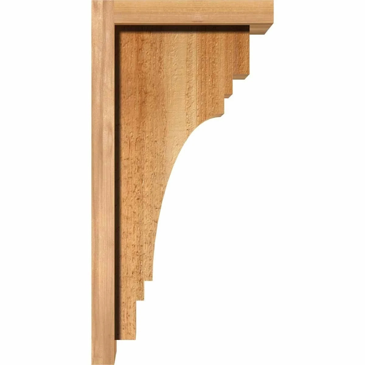 Pescadero Rough Sawn Corbel with Backplate, Western Red Cedar F411210