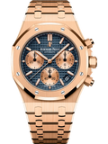 Pink Gold Blue Dial Chronograph 41mm K77801
