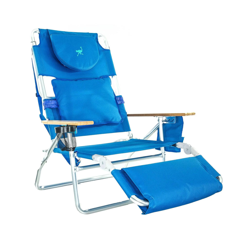 Lightweight Outdoor Beach Lounge Chair with Footrest Z1019