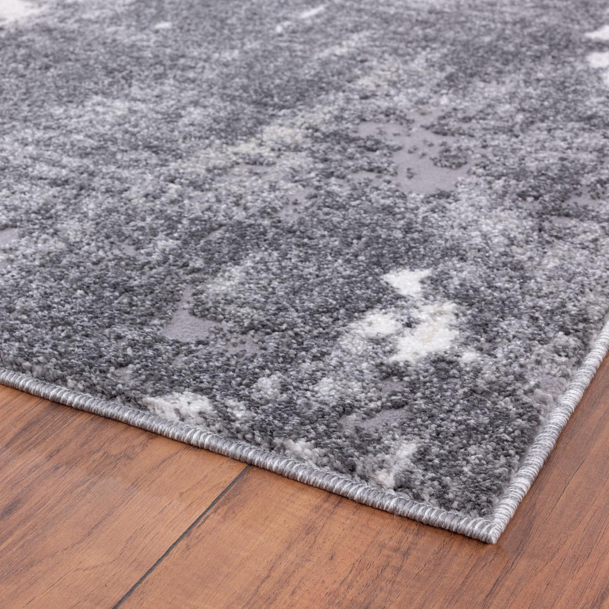 Modern Abstract Area Rug Gray 8 x 10 U1592