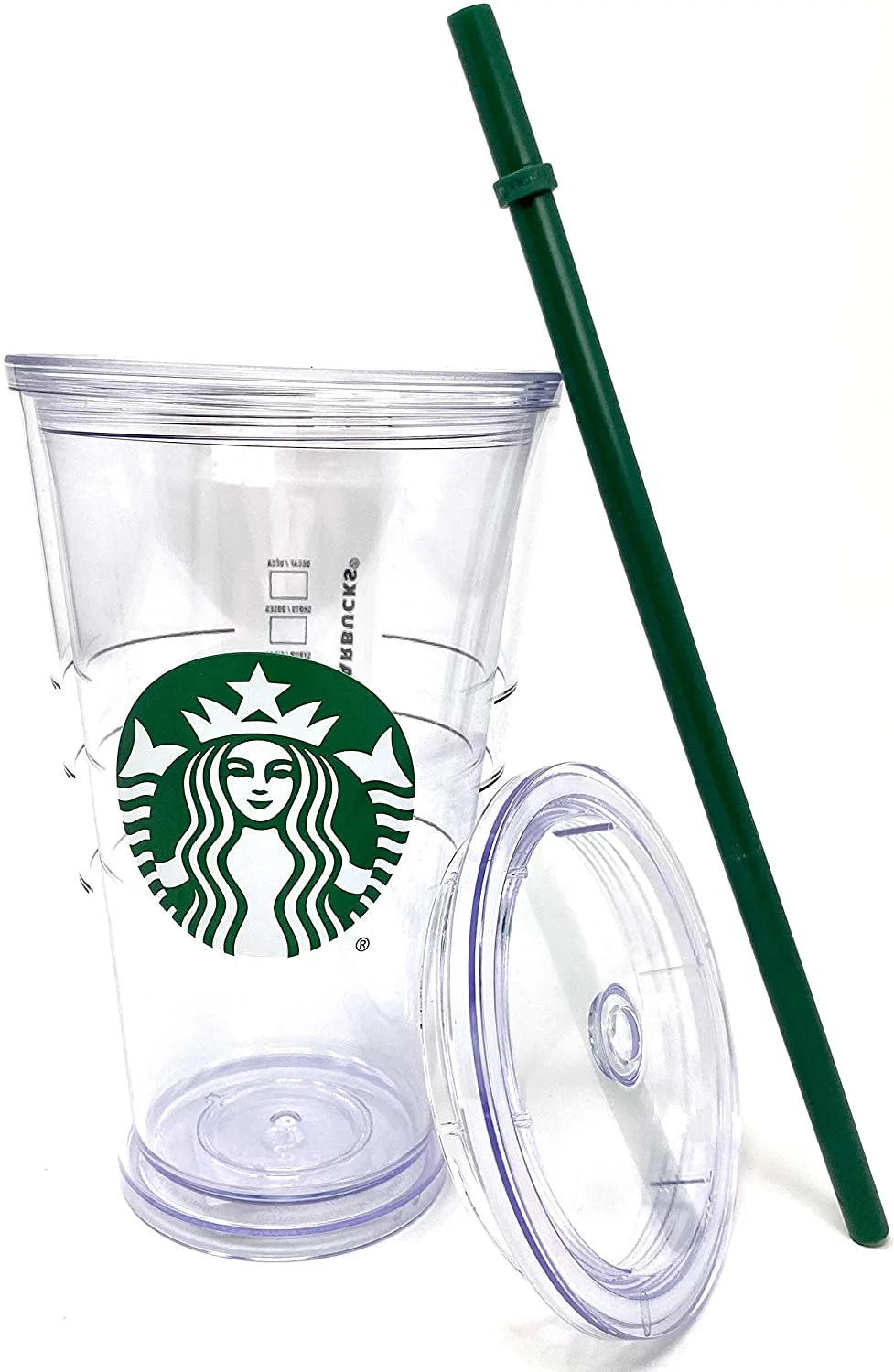 Clear 16oz Tumbler with Straw K222127
