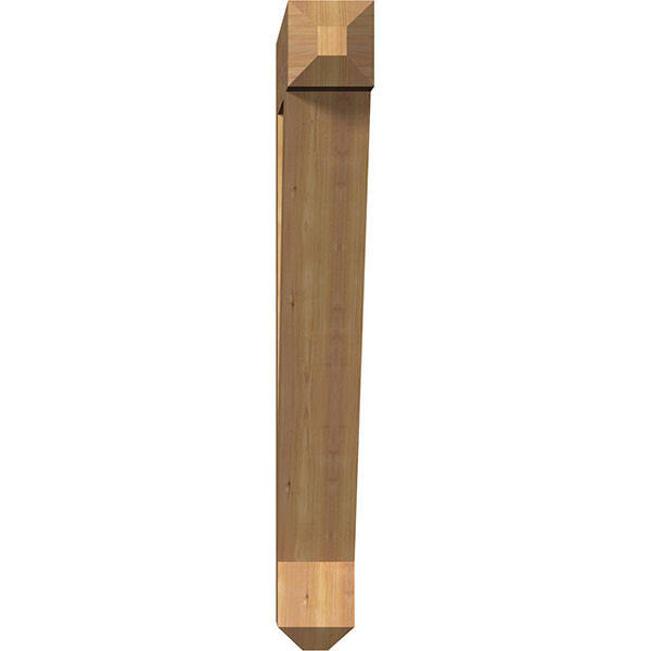 Traditional Craftsman Smooth Bracket, Western Red Cedar Z340