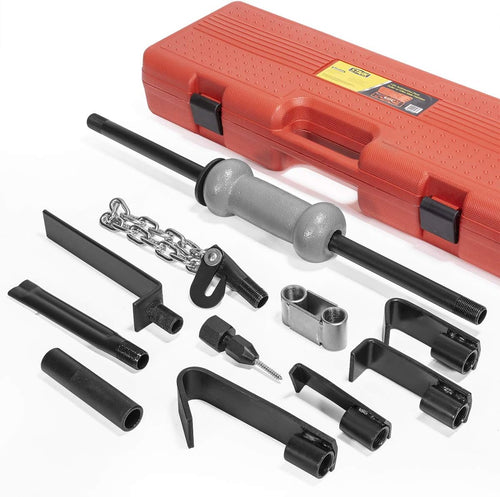 13pc Automotive Dent Puller Body Set with Sliding Hammer and Carrying Case K383679