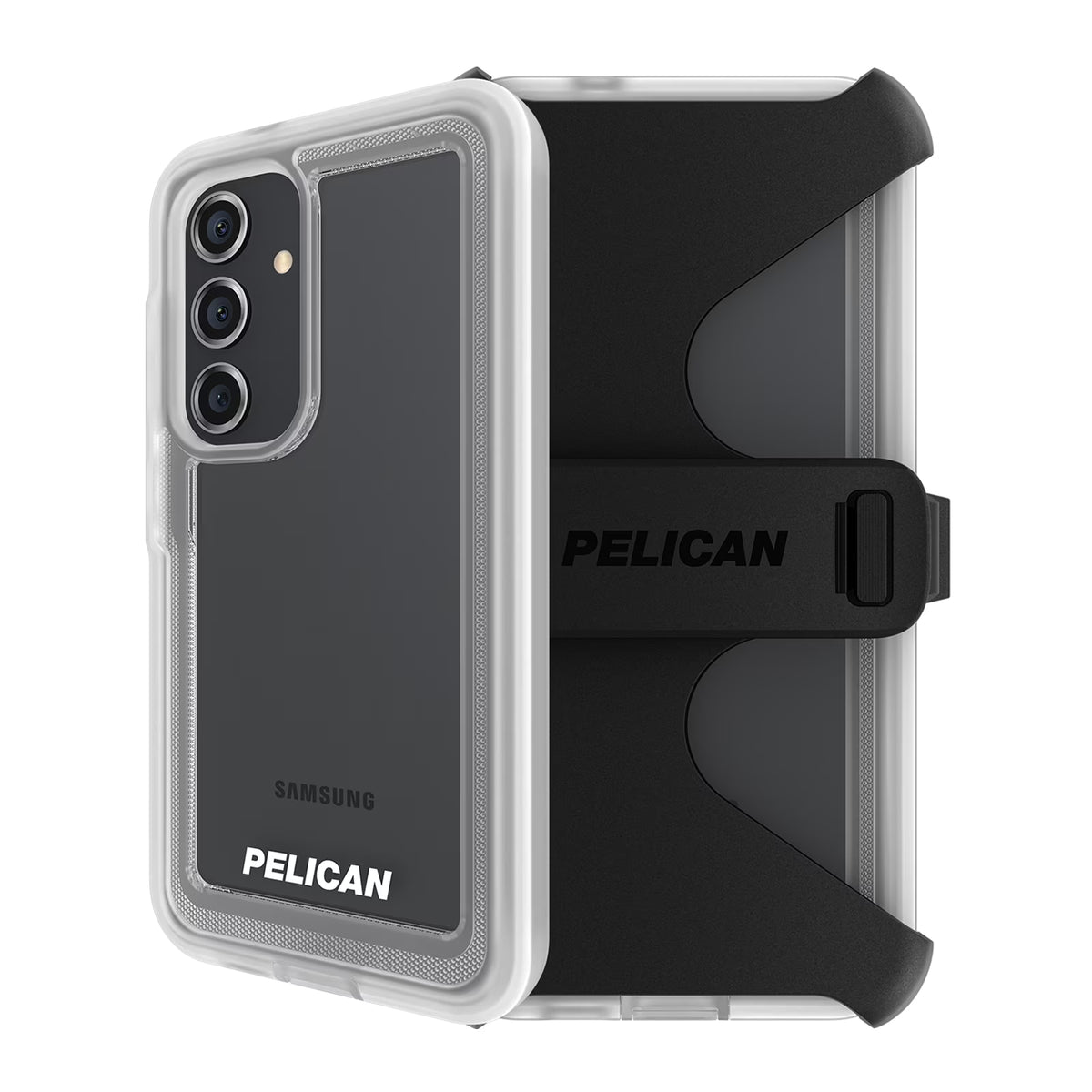 Clear Samsung Galaxy S24 Case with Belt Clip Holster O281956
