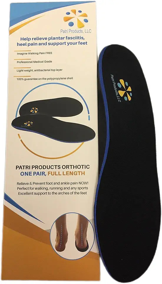 Full Length Orthotic Inserts Arch Supports 1 Pair U587
