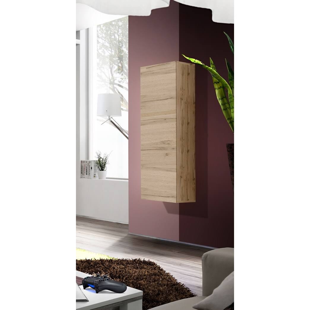 Wall-Mounted Bookcase - Black X276