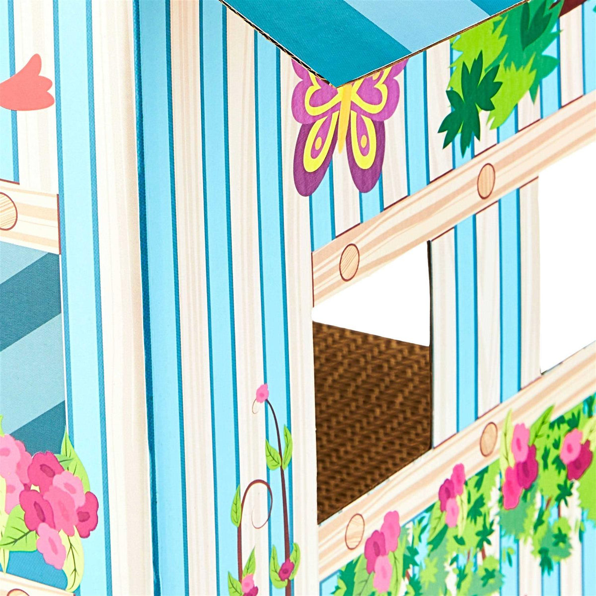 Corrugated Paper Cat Scratch House F501059