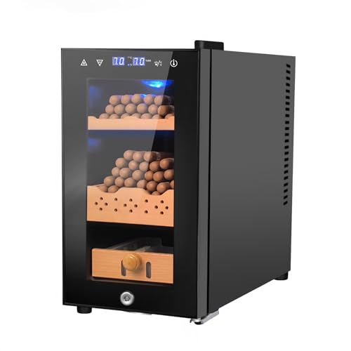 Electric Cigar Humidor 25L 200 Counts Thermostatic Cooler Cabinet S80763
