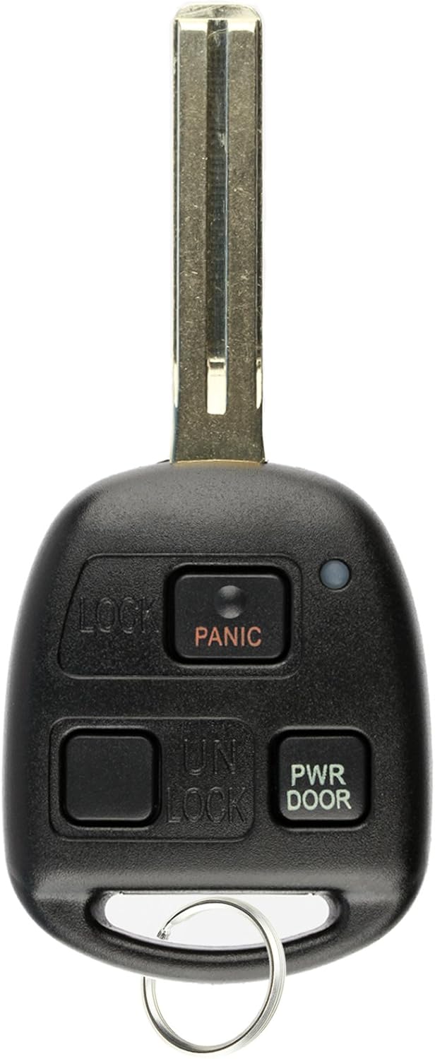 Keyless Entry Remote Fob Uncut Car Master Ignition Key Blade (Pack of 2) J880432