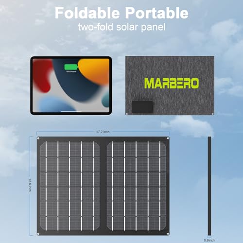 100W Foldable Solar Panel with Kickstand J6951