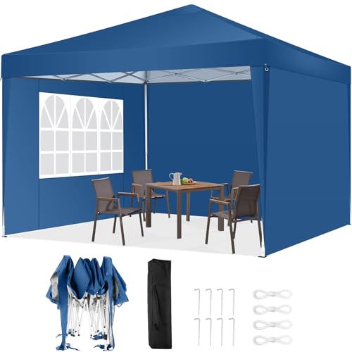 10x20 Pop Up Canopy Tent with 6 Sidewalls White W31979