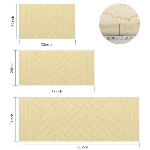 Light Taupe 20"x48" Non-Slip Washable Dog Mat Q710059