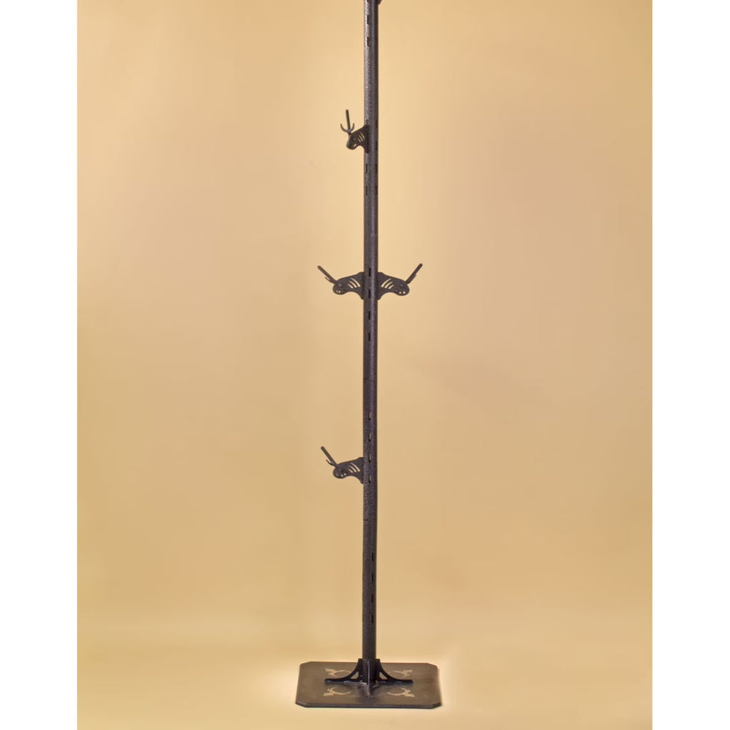 Black Trophy Tree Floor Display with 5 Mounting Brackets K230