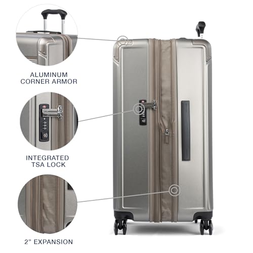 Compact Carry on 20-Inch Hard Shell Polycarbonate Suitcase Q967055