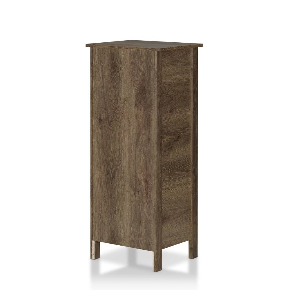 Distressed Walnut 5-Drawer Vertical Chest B33980
