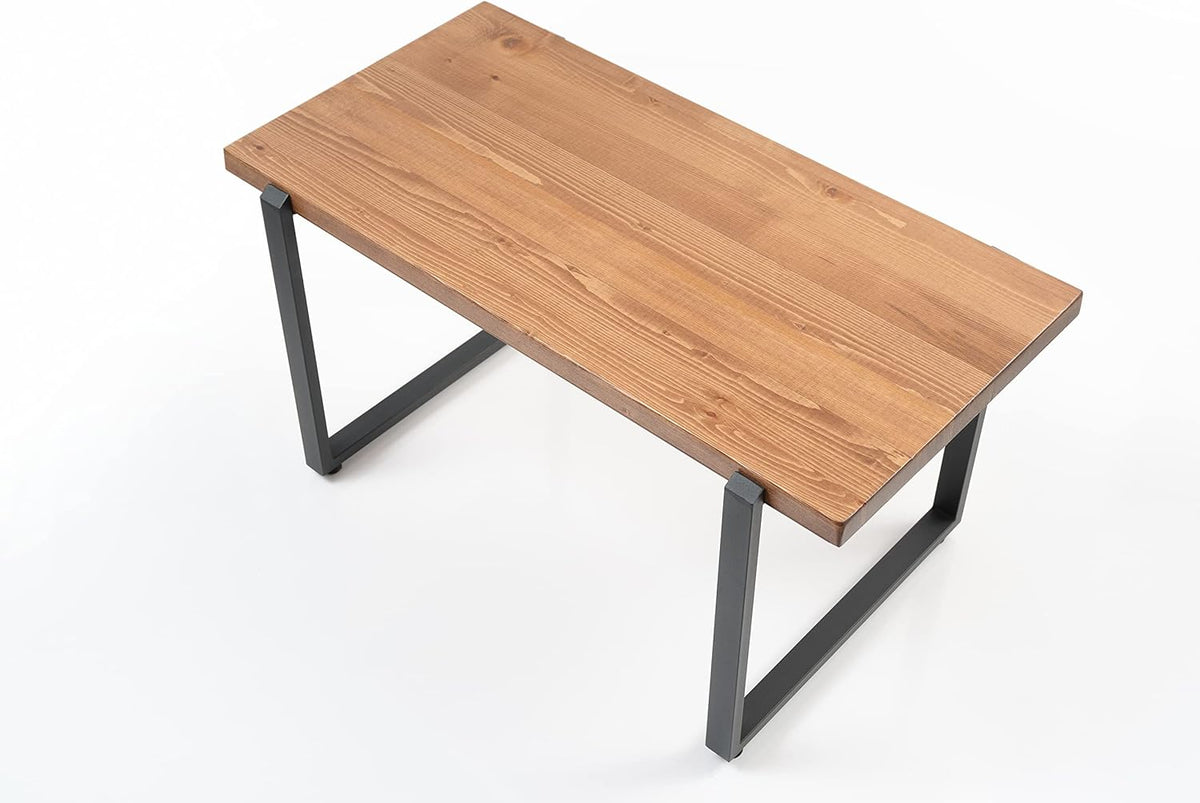 39'' Live Edge Solid Wood Rustic Coffee Table C2504