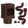 2 Pack Flexible Downspout Extension with Leaf Filter A50676