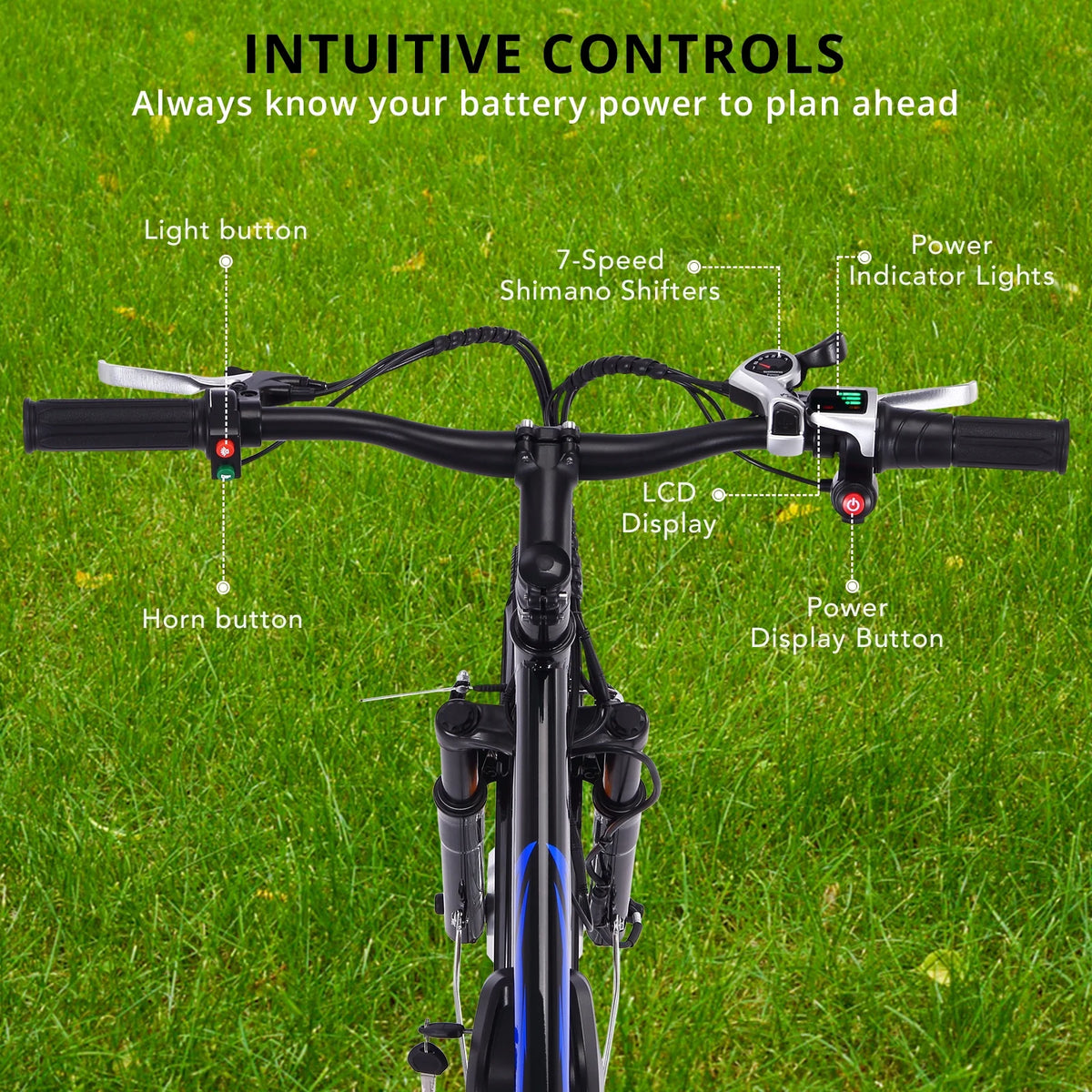 7-Speed Electric Trike with Basket F548