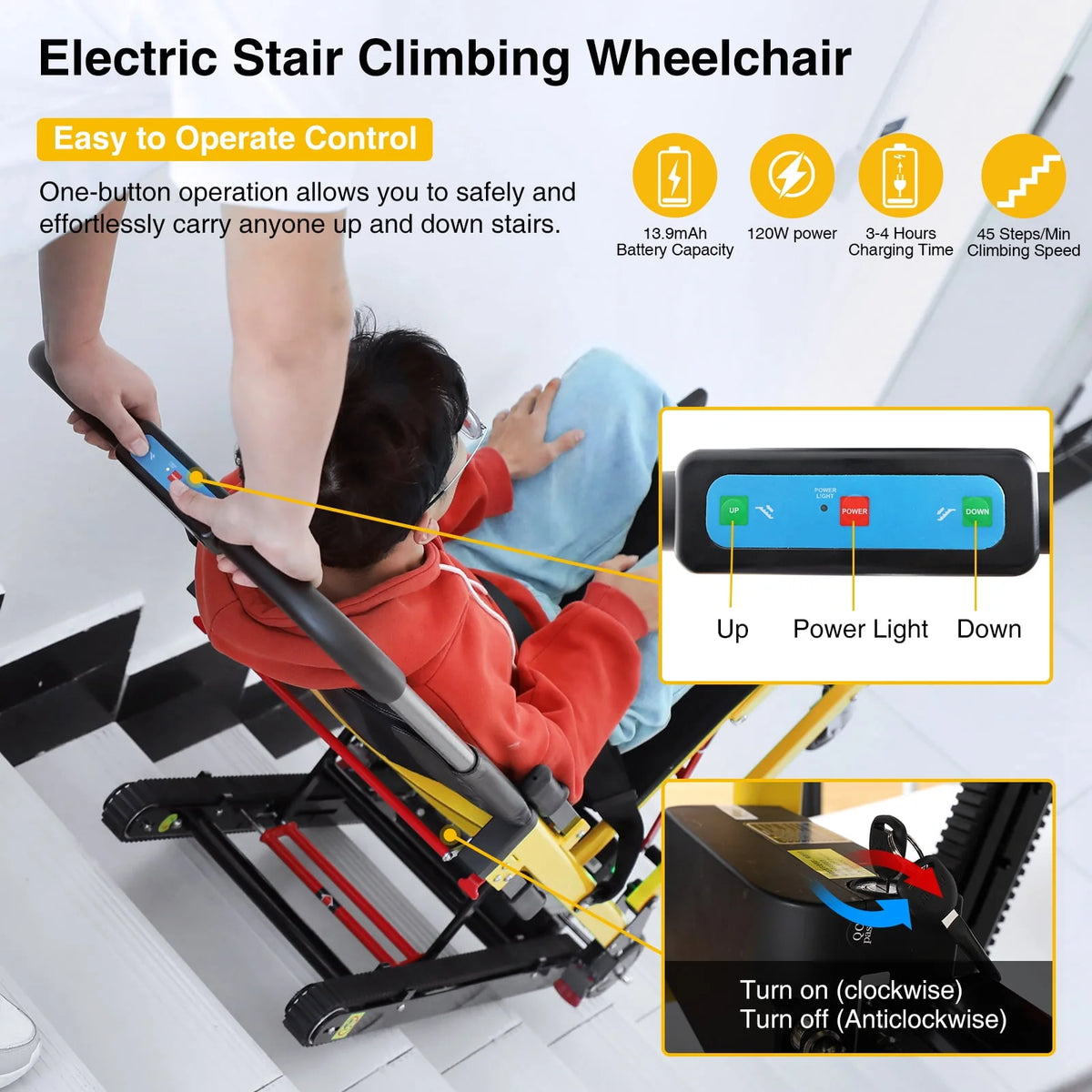 Portable Electric Wheelchair 440lbs Z50669