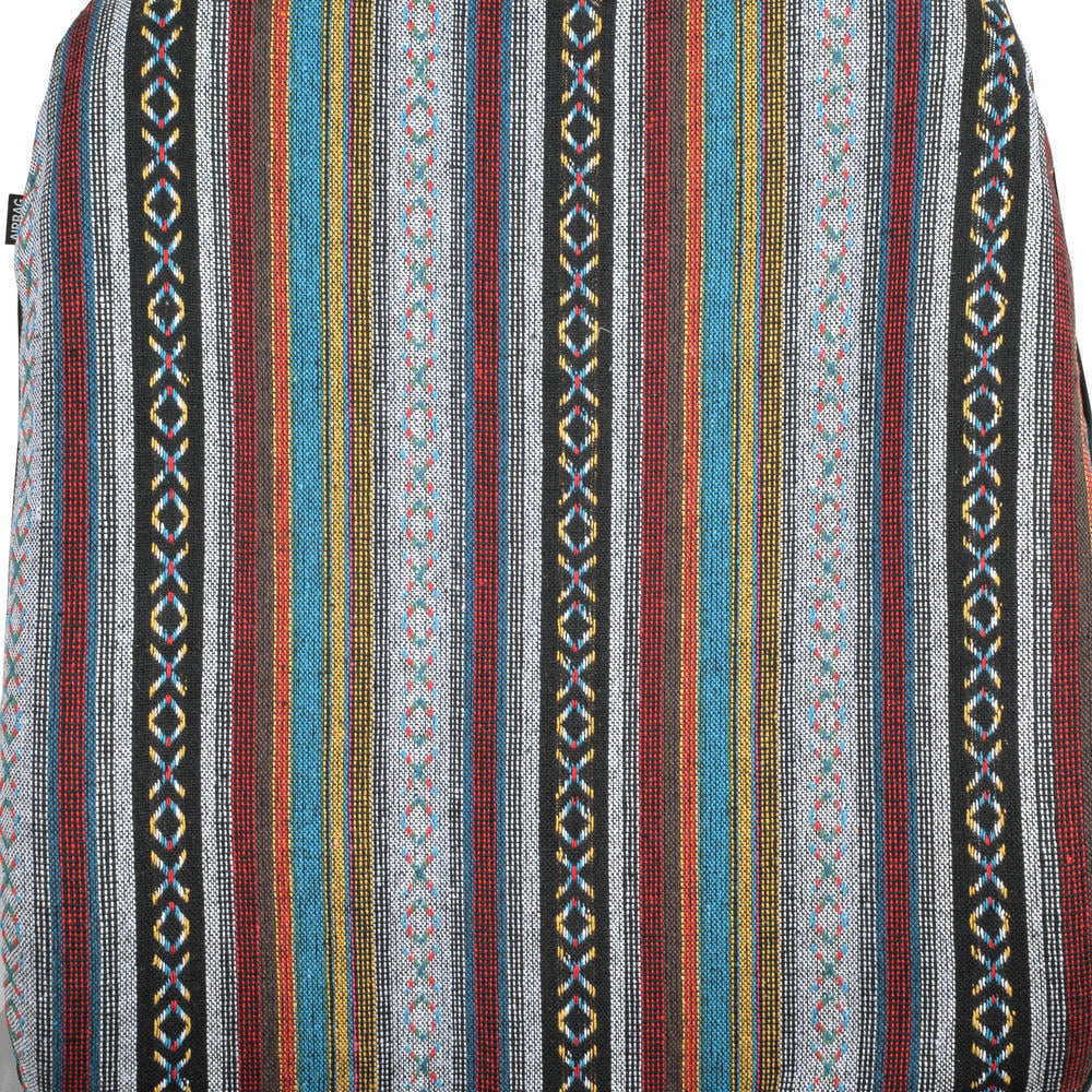 Striped Heavy Duty Woven Car Seat Covers Full Set 9pc K43612