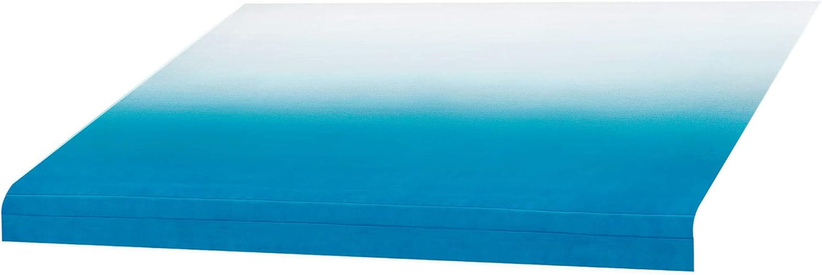 RV Awning Fabric Replacement 19 Foot Blue Heat Sealed W2599