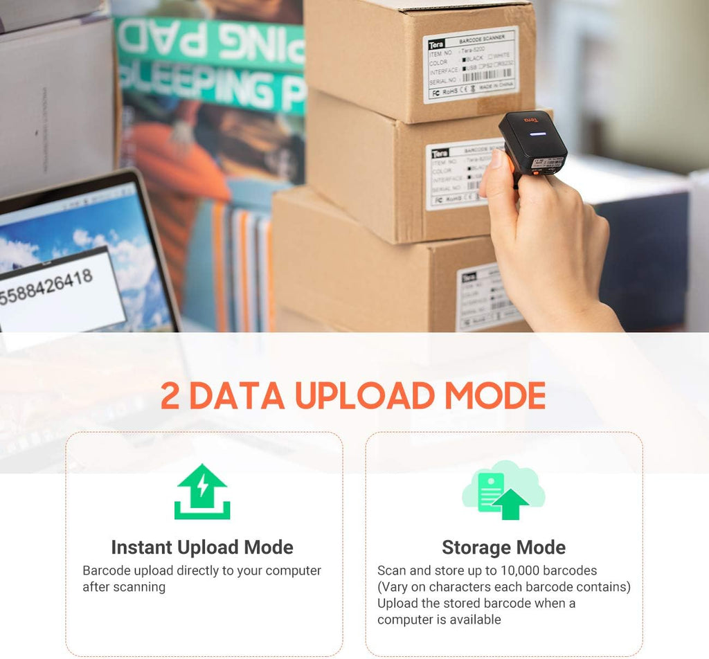 Wireless Bluetooth Barcode Scanner F78741
