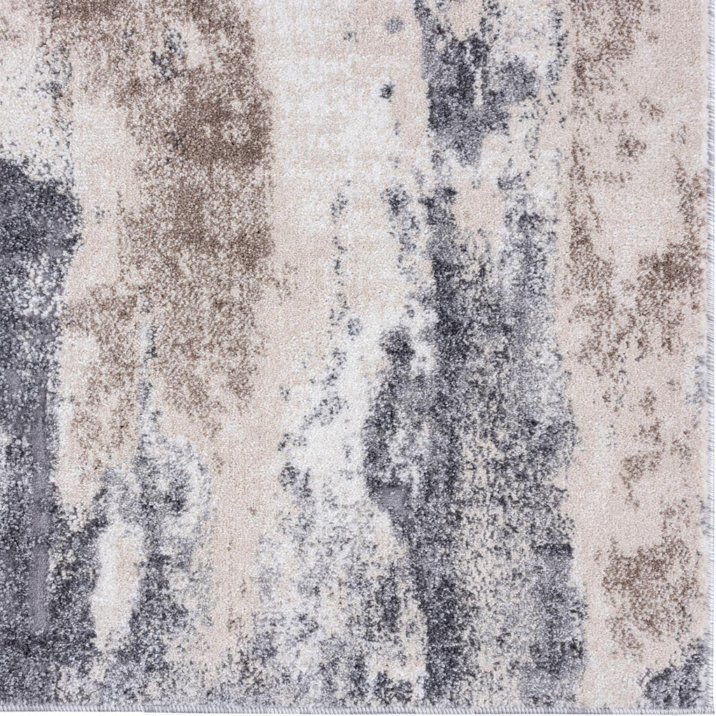 Modern Abstract Area Rug Gray 8 x 10 U1592