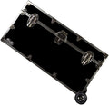 Lockable Trunk Footlocker with Wheels Large 32 x 18 x 16.5 Inches Purple F1926
