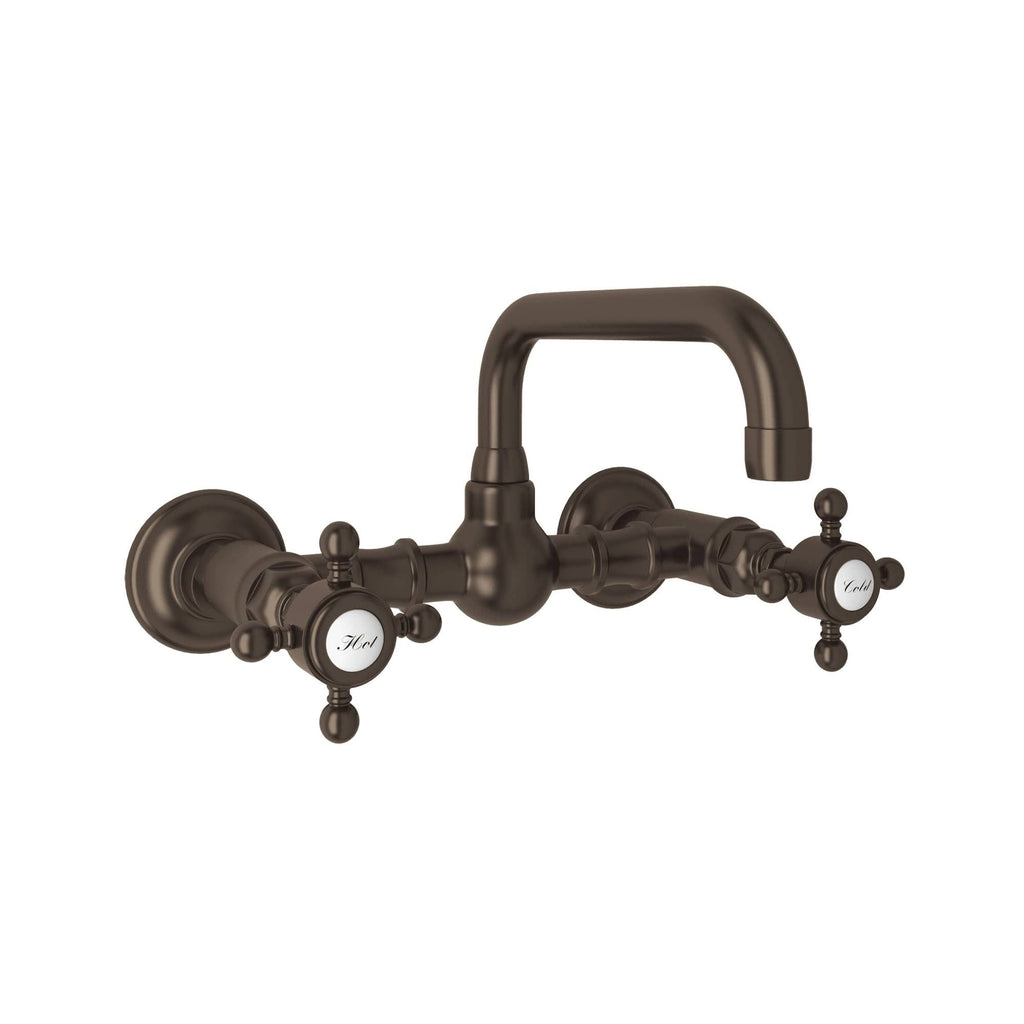 Wall Mount Bridge Lavatory Faucet with Cross Handles J1935