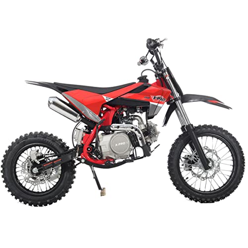 110cc Dirt Bike with Semi-Automatic Transmission, Kick Start, Big 14"/12" Tires K8160