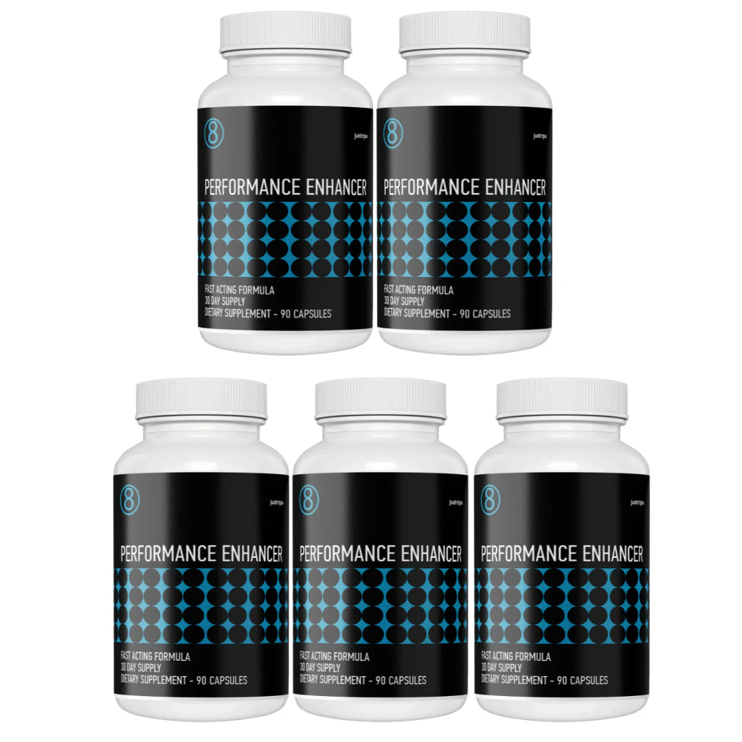 Male Performance Enhancer Support Supplement 5 Bottles J843