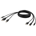 Minidp to DP + USB A/B + Audio Combo KVM Cable Q719