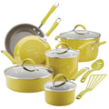 12 Piece Nonstick Porcelain Enamel Pots and Pans I17947