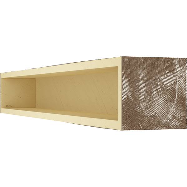 Vintage Mahogany Sandblasted Faux Wood Fireplace Mantel B74208