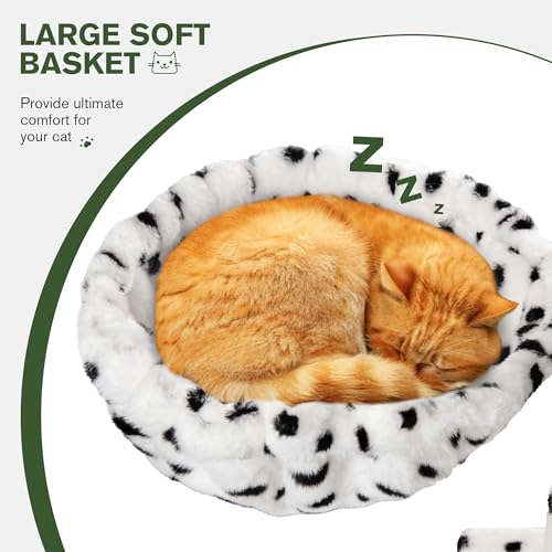 66 Inches Multi-Level Cat Tree Tower with Hammock and Baskets B724