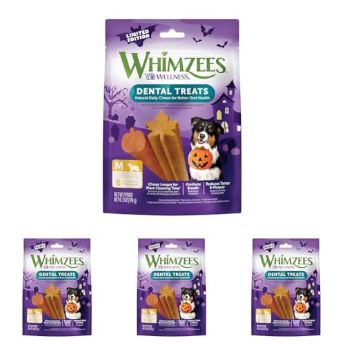 6 count Pack of 4 Natural Dental Chews for Dogs C949151