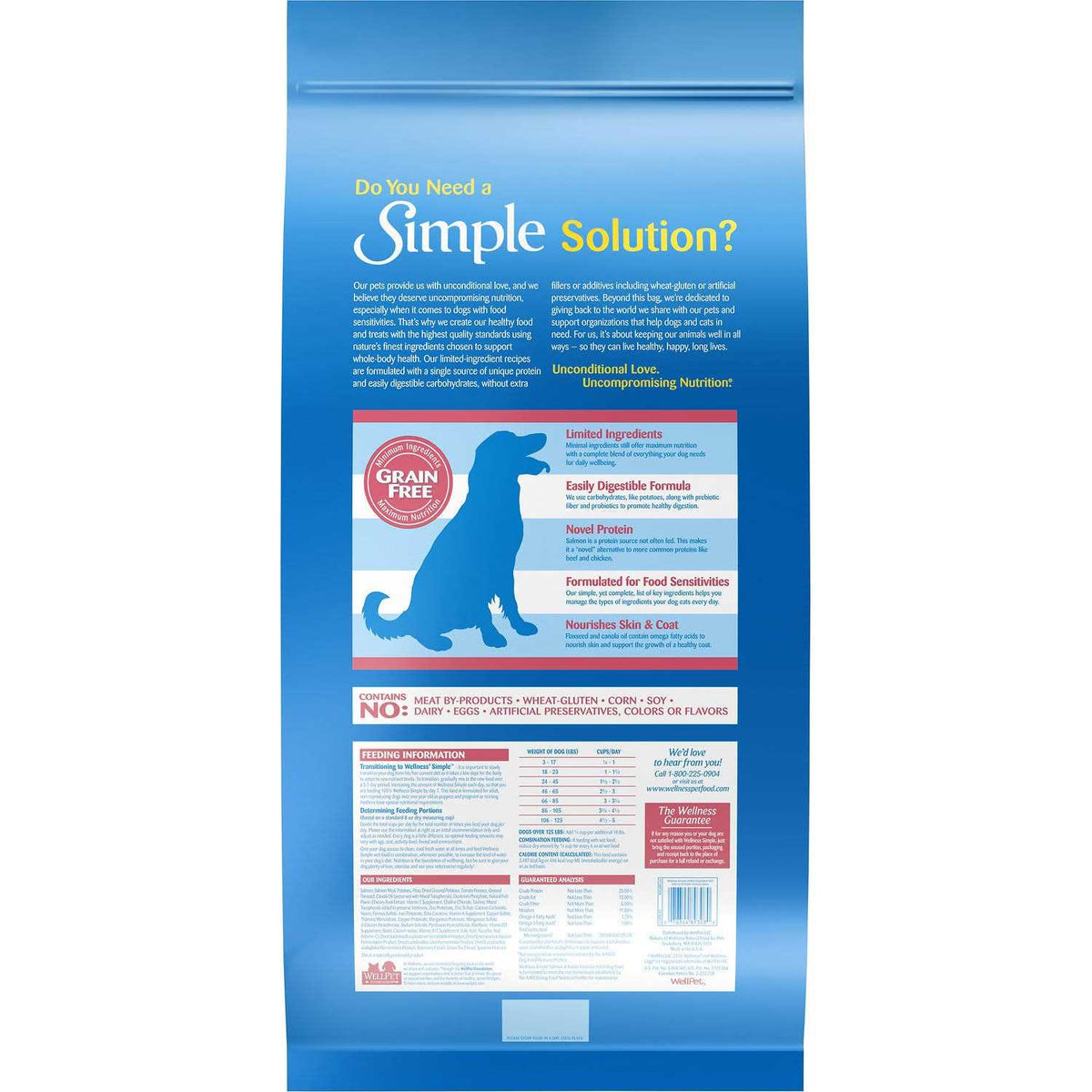 Grain Free Salmon & Potato Natural Dry Dog Food M6732