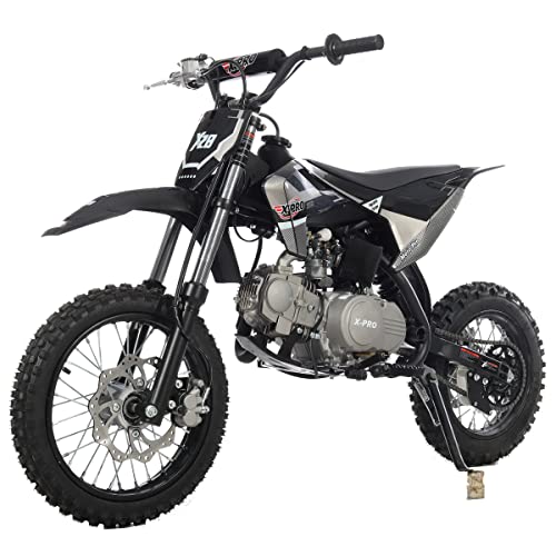 110cc Dirt Bike with Semi-Automatic Transmission, Kick Start, Big 14"/12" Tires K8160