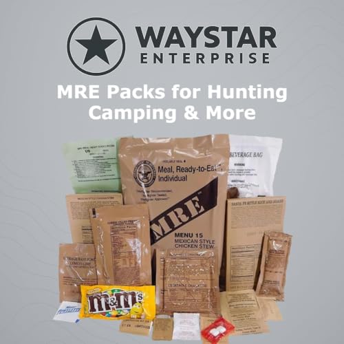 MRE Meals Ready to Eat Bundle (2 x 12 Packs) with Flameless Heaters V63754