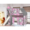 Twin Bed with Slide and Tent C7587