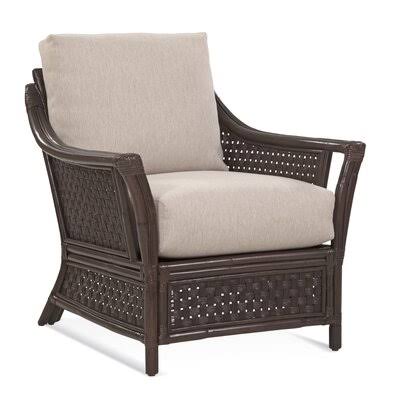 32x22 Wide Armchair Java Blue Gray Beige Stripe L5504