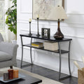 Black Woodgrain Console Table K915246