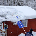 20 Feet Aluminum Frame Cloth Head Roof Snow Remover 1.2m 5 Sections Z73723