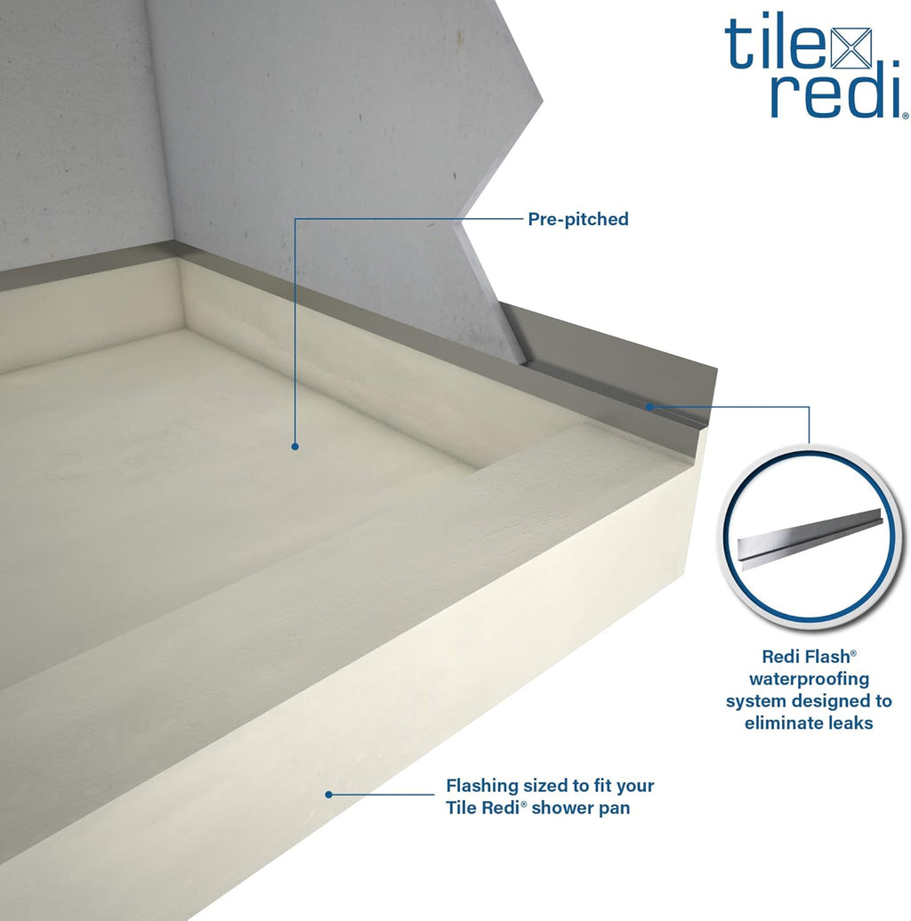 Silver Shower Flashing, 37" x 72", Pack of 2 E86782