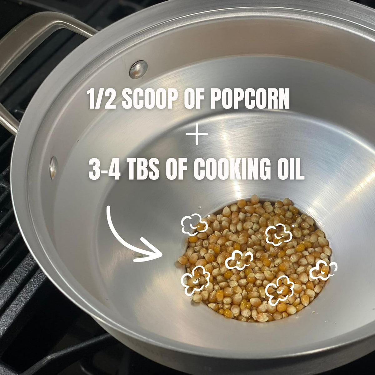 Stovetop Popcorn Maker Popcorn Pan N1552