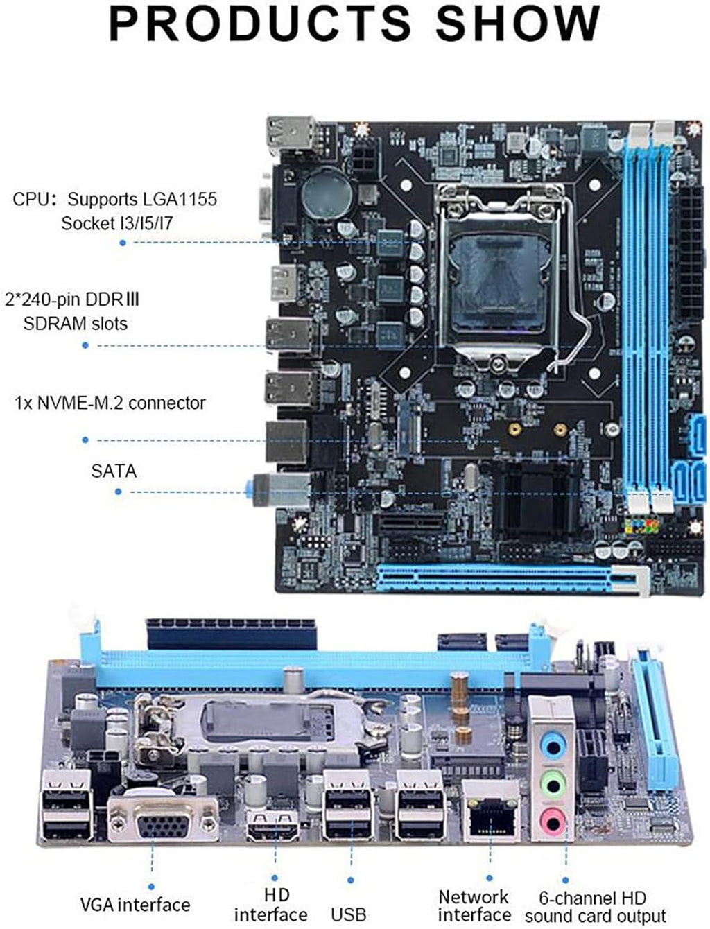LGA 1155 Dual Channel DDR3 Micro ATX Motherboard P8925